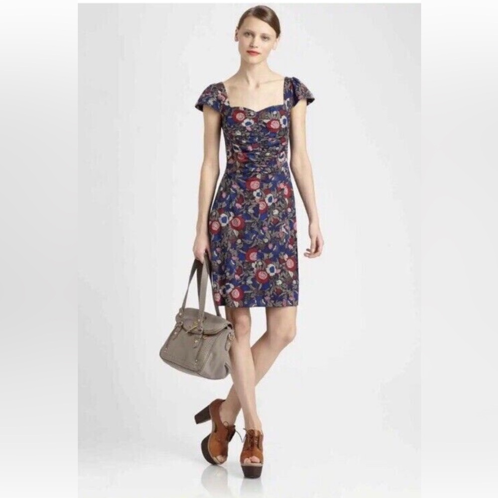 Marc Jacobs floral cap sleeve dress Large - As seen on TV